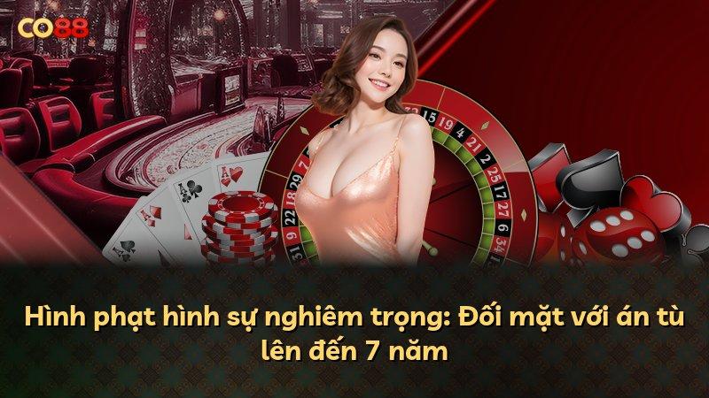 Hình phạt hình sự nghiêm trọng: Đối mặt với án tù lên đến 7 năm