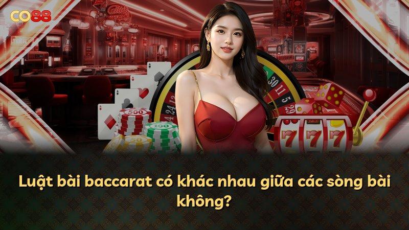 Luật bài baccarat có khác nhau giữa các sòng bài không?
