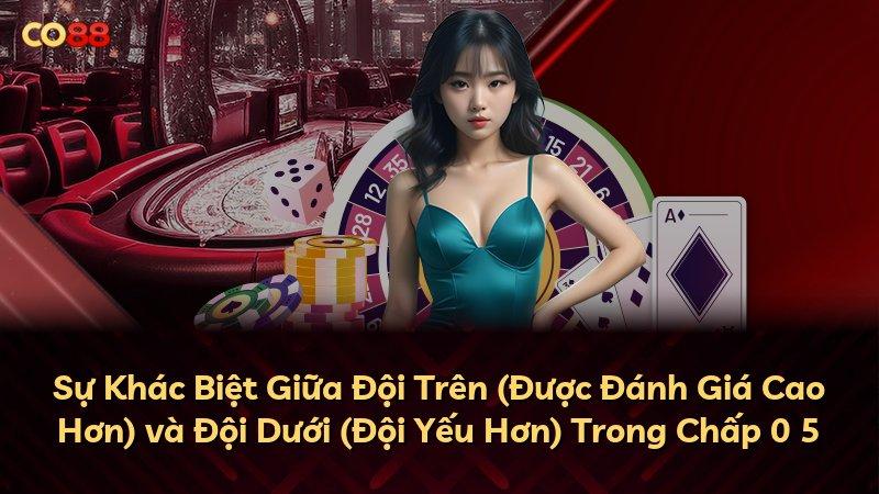 Sự Khác Biệt Giữa Đội Trên (Được Đánh Giá Cao Hơn) và Đội Dưới (Đội Yếu Hơn) Trong Chấp 0 5